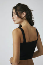 Load image into Gallery viewer, Black Solid Rib Brami
