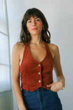 Load image into Gallery viewer, Brick Cord Halter Vest
