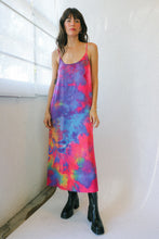 Load image into Gallery viewer, Rainbow Silk Slip Dress
