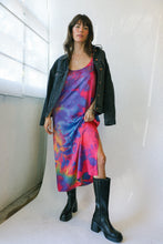 Load image into Gallery viewer, Rainbow Silk Slip Dress
