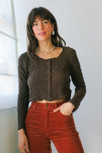 Load image into Gallery viewer, Brown Clair Top
