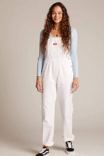 Load image into Gallery viewer, White Relaxed Overalls
