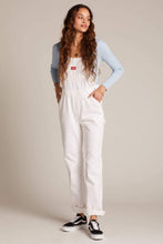 Load image into Gallery viewer, White Relaxed Overalls
