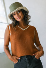 Load image into Gallery viewer, Glazed Ginger Melody Sweater Vest
