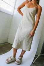 Load image into Gallery viewer, Natural Linen Slip Dress
