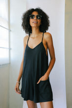 Load image into Gallery viewer, Black Sespe Short Romper
