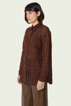 Load image into Gallery viewer, Chocolate Harmony Checkered L/S Button Down
