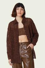 Load image into Gallery viewer, Chocolate Harmony Checkered L/S Button Down
