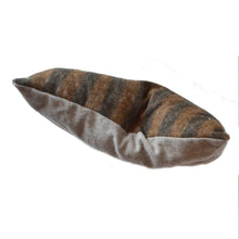 Load image into Gallery viewer, Confetti wool/Pixel stripe wool, lumbar pillow
