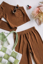 Load image into Gallery viewer, Root Beer Long Sleeve Lora Top
