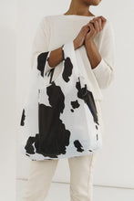Load image into Gallery viewer, Black + White Cow Baggu

