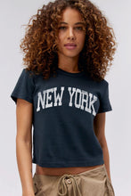 Load image into Gallery viewer, Vintage Black New York Shrunken Tee

