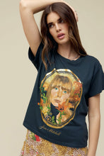 Load image into Gallery viewer, Joni Mitchell Painting With Flowers Solo Tee
