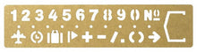 Load image into Gallery viewer, Traveler's Brass Template Bookmark
