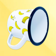 Load image into Gallery viewer, Bananas Enamel Mug
