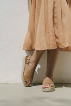 Load image into Gallery viewer, Camel Crossed Espadrille
