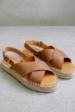 Load image into Gallery viewer, Camel Crossed Espadrille
