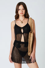 Load image into Gallery viewer, Black Crochet Kennedy Skirt
