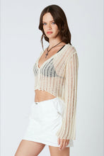 Load image into Gallery viewer, Ecru Crochet Melody Top
