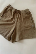 Load image into Gallery viewer, Tobacco Flared Basketball Shorts
