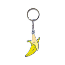 Load image into Gallery viewer, Banana Enamel Keychain
