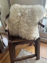 Load image into Gallery viewer, climate beneficial ™ wool shearling/selvage edge denim pillow
