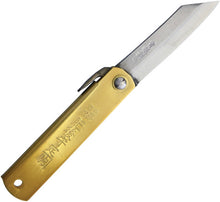 Load image into Gallery viewer, Higonokami Brass Folding Knife

