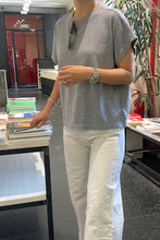 Load image into Gallery viewer, Heather Grey Jeanne Tee
