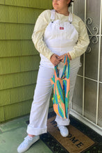 Load image into Gallery viewer, White Relaxed Overalls
