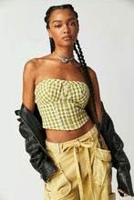 Load image into Gallery viewer, Green Gingham Leilani Tube
