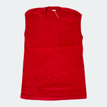 Load image into Gallery viewer, Solid Red Pocket Muscle
