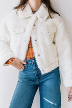 Load image into Gallery viewer, Coconut Milk Baby Bubble Sherpa Trucker
