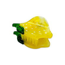Load image into Gallery viewer, Mini Lemon Hair Claw Clip
