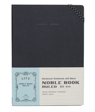 Load image into Gallery viewer, Life Noble Hardcover Notebook Black - A5 Large
