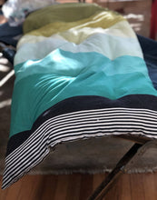 Load image into Gallery viewer, Multi Stripe French mattress, organic cotton
