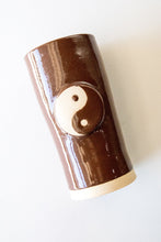 Load image into Gallery viewer, Chocolate Yin Yang Vase
