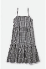 Load image into Gallery viewer, Black Gingham Dress
