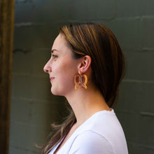 Load image into Gallery viewer, Twisted Pretzel Earrings Jewelry Jenny Lemons 
