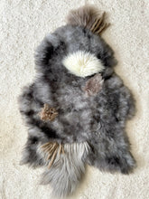 Load image into Gallery viewer, Grey Upcycled sheepskin
